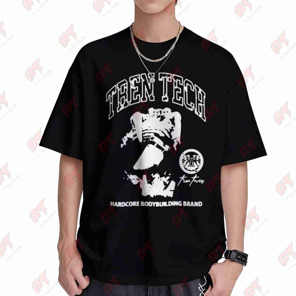 Streetwear Brand Tees - Camiseta de Manga Curta Tren Tech