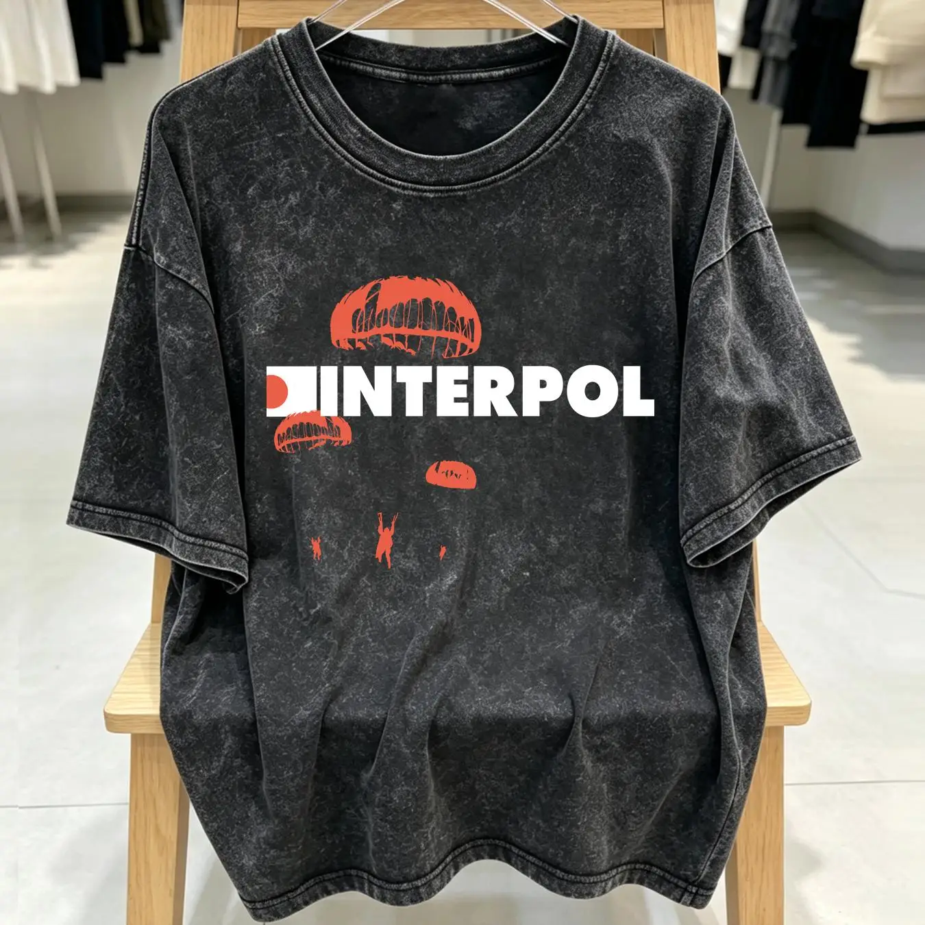 Camiseta lavada da banda Inter - Streetwear Brand Vintage avaliação e preço